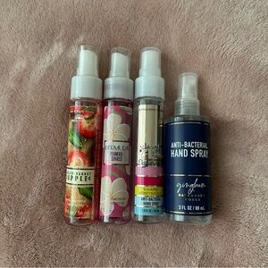 Bath and Body Works Anti-Bacterial Hand Spray Bundle
